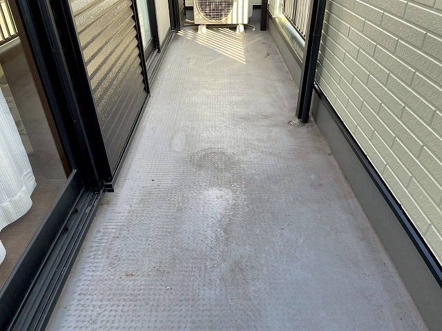 明石市　ベランダ　現調　塗膜